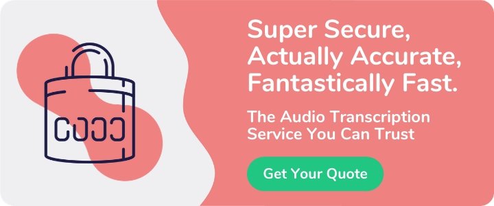 Audio Transcription CTA - UK Transcription Services