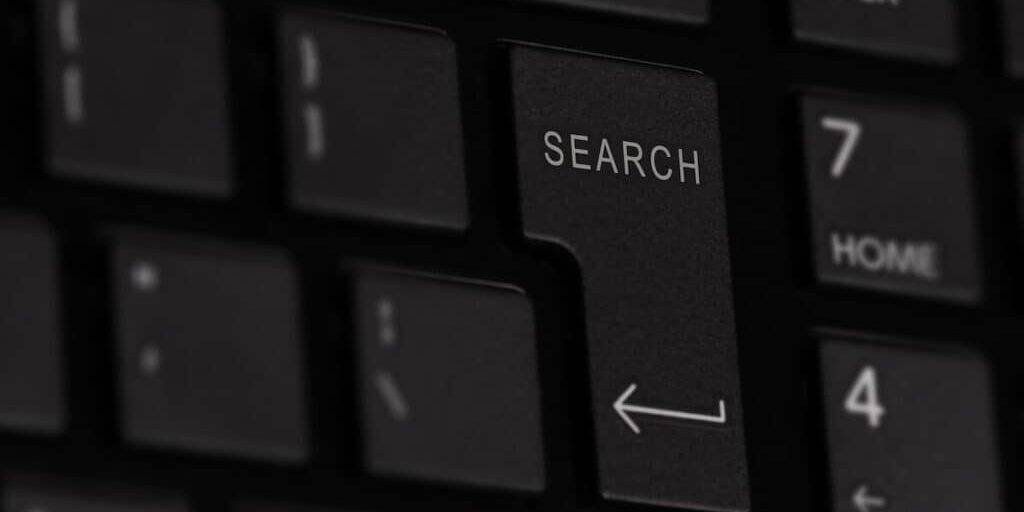 Search button on a computer keyboard Search button on a computer keyboard